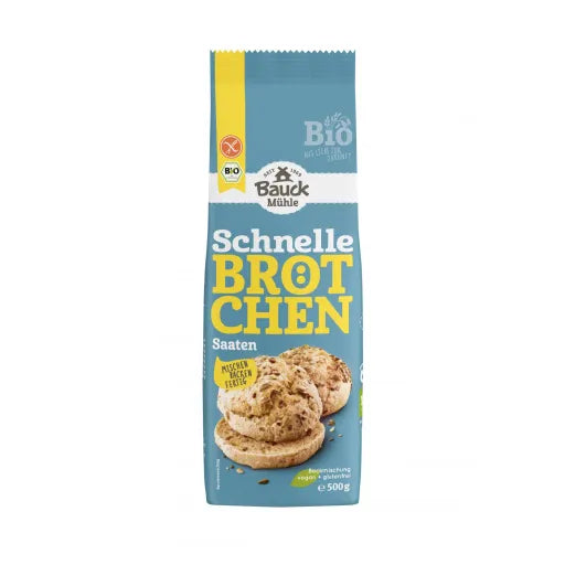 Bauck Mühle Schnelle Brötchen Saaten 500g