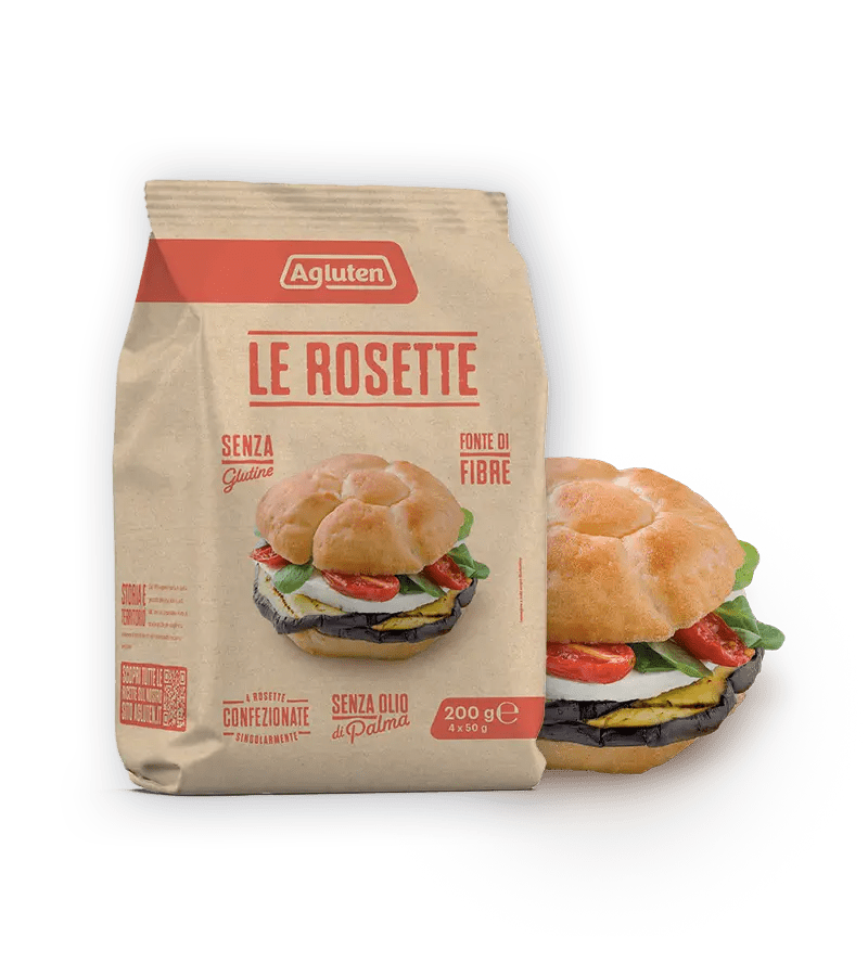 Die Rosetten glutenfreie Brötchen. 200g (4x 50g) Agluten