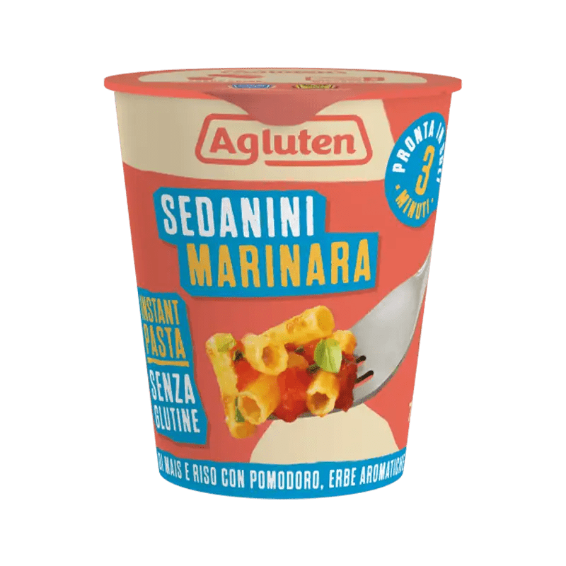 Instant-Pasta mit Tomatensauce Agluten