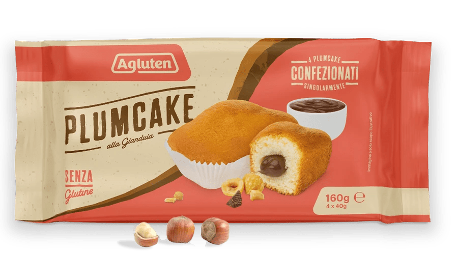 Kuchen gefüllt mit Gianduiacreme, glutenfrei 160 g (4 x 40 g)