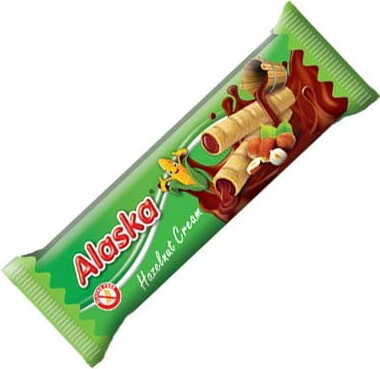 Maisröllchen- Nuss glutenfrei 18 g ALASKA