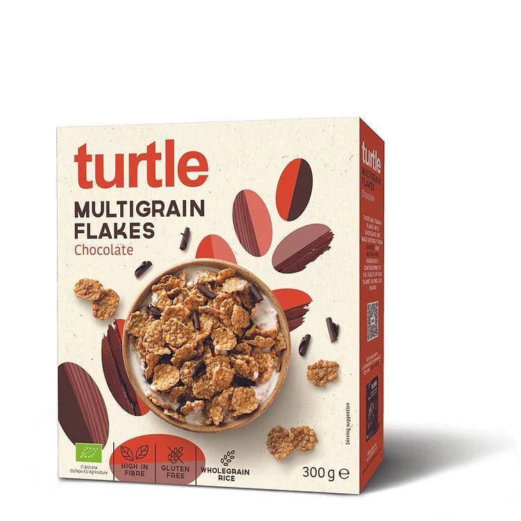 Mehrkornflocken mit Schokolade-turtle