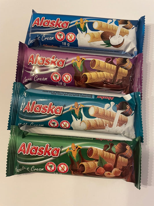 16 Alaska Röllchen von jeder Sorte 4 Stück