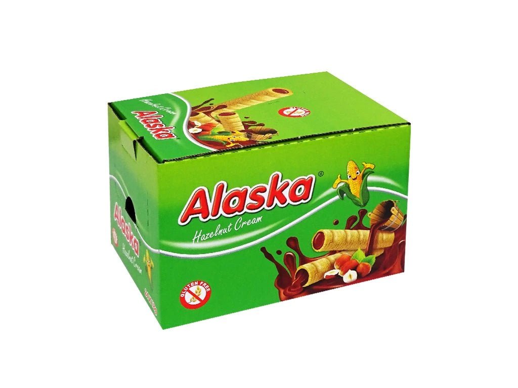 24x Maisröllchen- Nuss glutenfrei 24x 18 g ALASKA