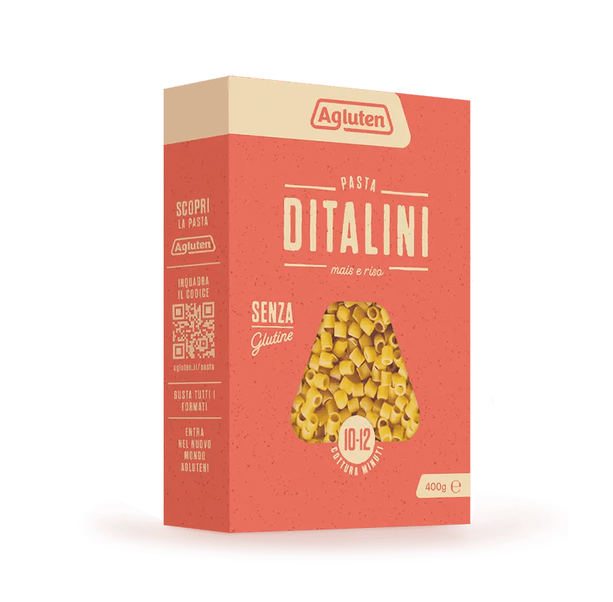 Ditalini Glutenfreie Pasta von Agluten 400g