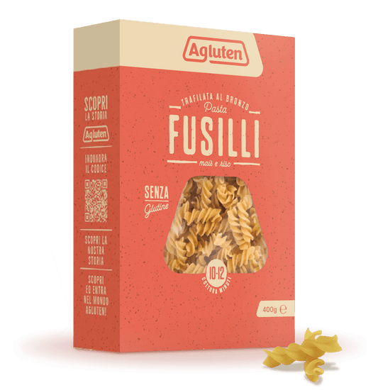 Fusilli Glutenfreie Nudeln 400g Agluten