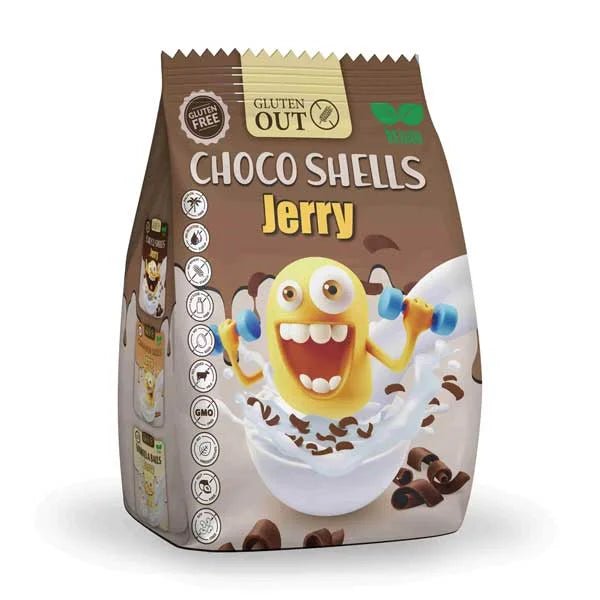 Gluten Out Jerry Choco Shells 375g