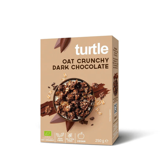 Hafer Crunchy Zartbitterschokolade- turtle