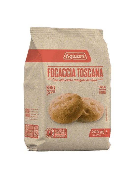 Toskanische Focaccia  (4 x 50 g) Aguten